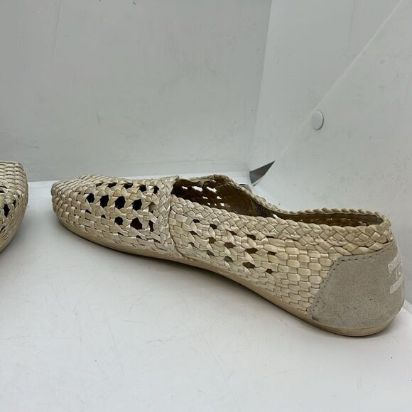TOMS ALPARGATA OFF WHITE BASKET WEAVE FTL-08-141 - Picture 5 of 8